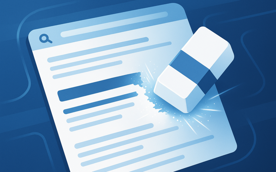 How to Hide Negative News Article from Google Fast