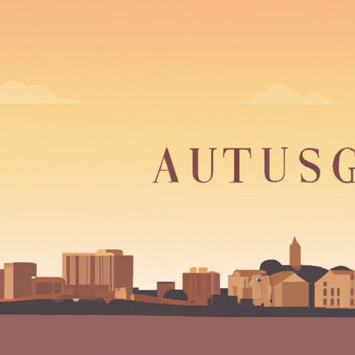Augusta skyline illustration