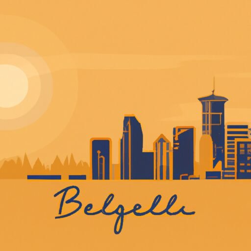 Bellevue skyline illustration