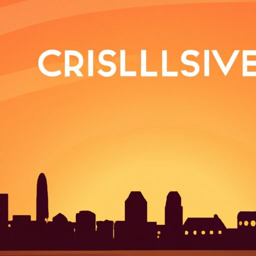 Clarksville skyline illustration