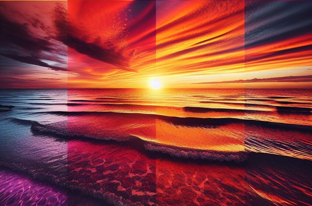 Clearwater skyline at sunset