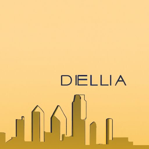 Dallas skyline illustration