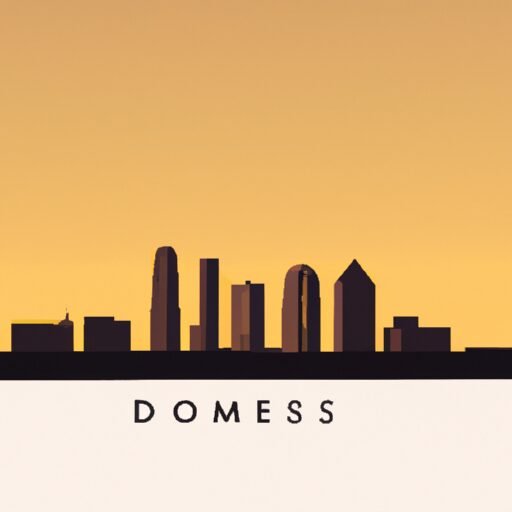 Des Moines skyline illustration