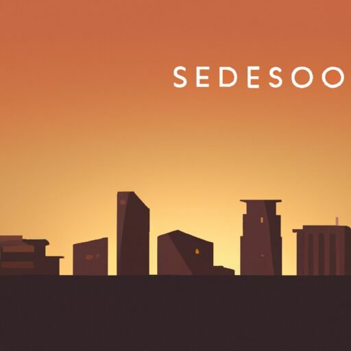 Escondido skyline illustration