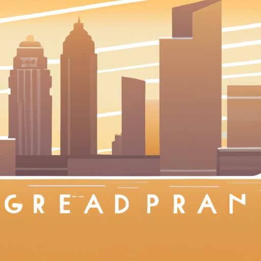 Grand Rapids skyline illustration