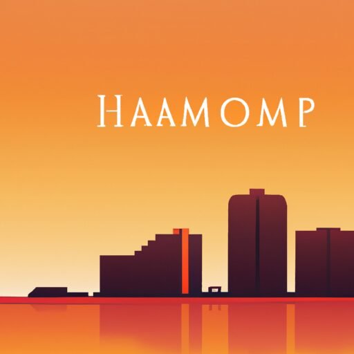 Hampton skyline illustration