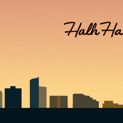 Hialeah skyline illustration