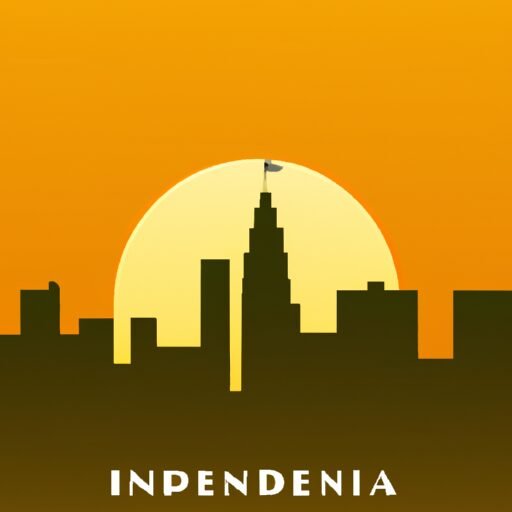 Independence skyline illustration