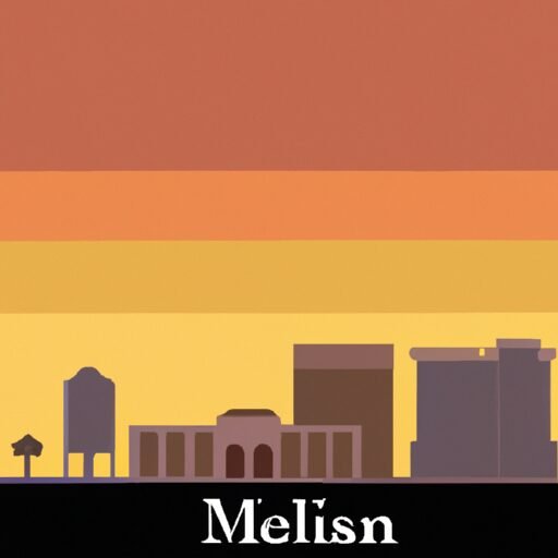 McAllen skyline illustration
