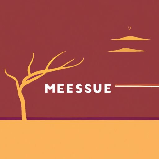 Mesquite skyline illustration