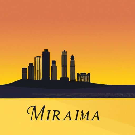 Miramar skyline illustration