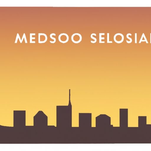 Modesto skyline illustration