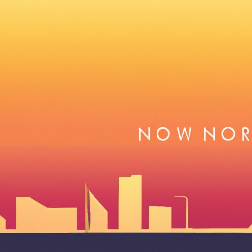Norfolk skyline illustration