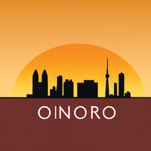 Ontario skyline illustration
