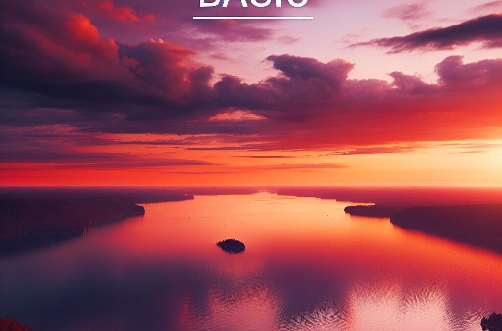 Ontario skyline at sunset