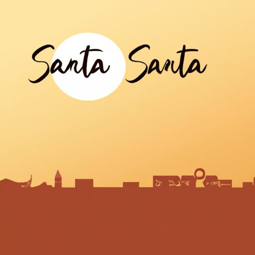 Santa Rosa skyline illustration
