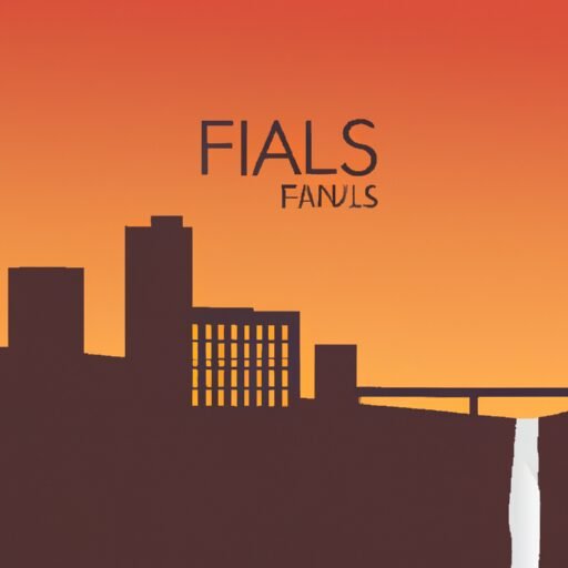 Sioux Falls skyline illustration