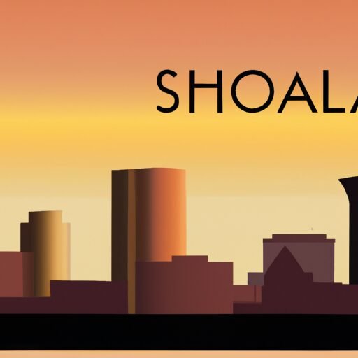 Spokane skyline illustration