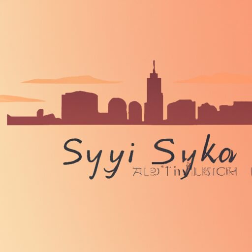 Syracuse skyline illustration