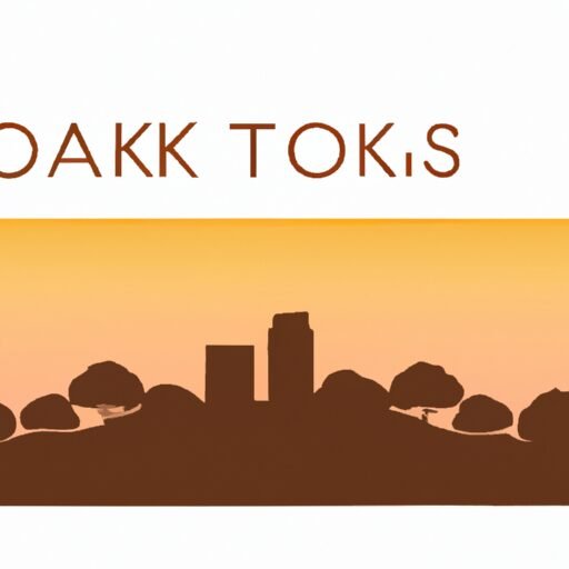 Thousand Oaks skyline illustration
