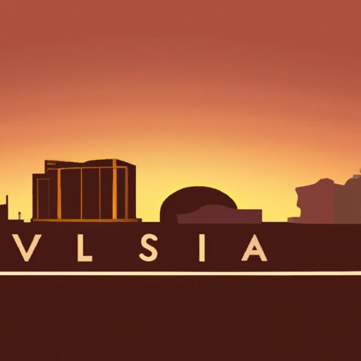 Visalia skyline illustration
